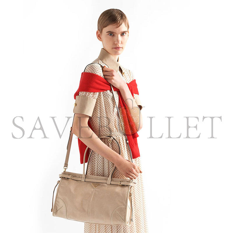 PRADA BONNIE LARGE LEATHER HANDBAG 1BA433 (38*24*12cm) PRADA BONNIE LARGE LEATHER HANDBAG 1BA433 (38*24*12cm)